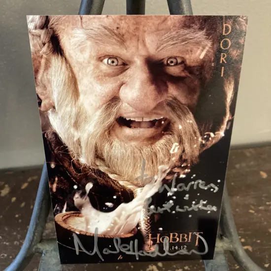 Mark Hadlow "Dori" Autographed The Hobbit 15 x 10cm Photo